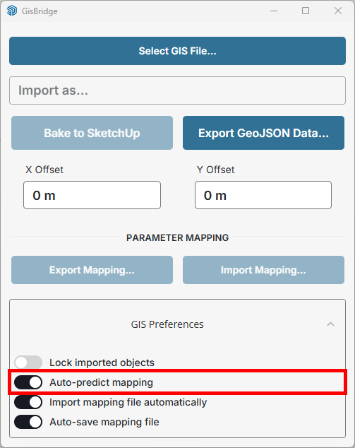 Turn on Auto-prediction